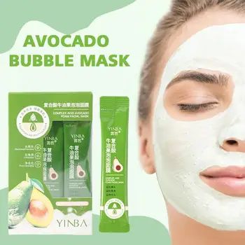 4gX10PCS пузырчатая маска для глубокой очистки, удаления угрей и отшелушивания, портативная мазковая маска для отбеливания