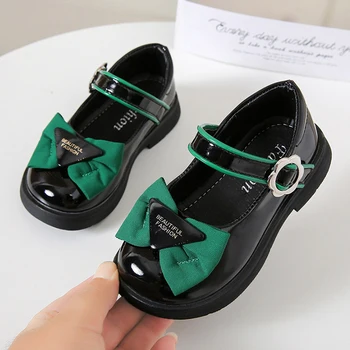 Обувь для маленьких девочек, летняя модная повседневная обувь на плоской подошве, Mary Janes, Детская вечеринка, свадьба Принцессы для малышей, детская кожаная обувь 2023