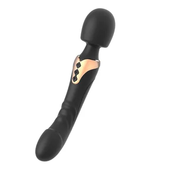 Сексуальная Киска Секс Игрушки для взрослых AV Волшебная Палочка Массажер для точки G Фаллоимитатор USB Зарядная палочка Двойные Вибраторы для женщин Женские Juguetes 18