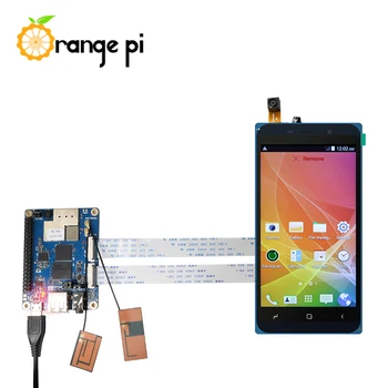 Оранжевый Pi 3G-IOT-B + 4,98-дюймовый черный цветной TFT ЖК-экран, работает под управлением Android 4.4