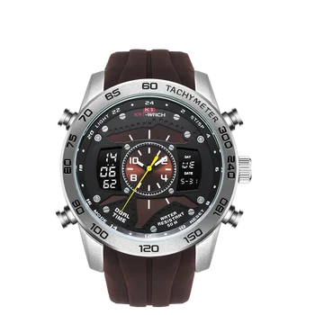 KAT-WACH Мужские часы Для спорта на открытом воздухе, Светящиеся Водонепроницаемые Наручные часы с Силиконовым ремешком, Электронные кварцевые часы Relogio Masculino