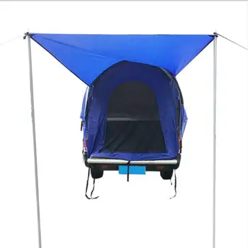 Палатка-кровать для грузовика, огнестойкие палатки-пикапы с передним тентом для кемпинга, водонепроницаемые ветрозащитные переносные палатки-кровати для грузовика