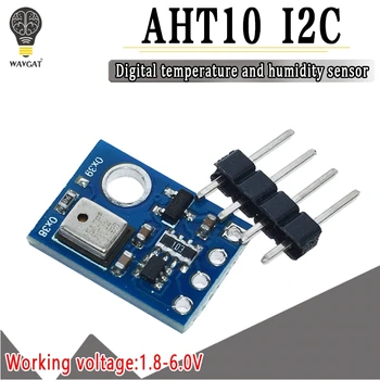 AHT10 Высокоточный Цифровой Датчик температуры и влажности Модуль измерения I2C Связи Заменяет DHT11 SHT20 AM2302