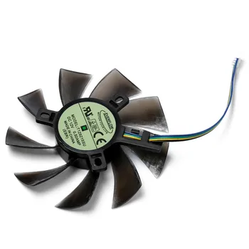 Оригинальный вентилятор охлаждения видеокарты T129215SU 4Pin Cooler Fan для GeForce GTX 1060 Mini 3GB ITX Ремонтная деталь