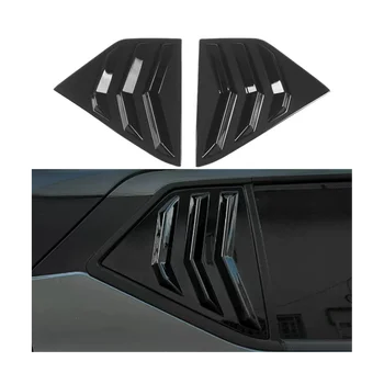 Жалюзи на задние боковые стекла для Nissan Kicks 2018-2023, аксессуары для штор для вентиляционных отверстий - ярко-черный