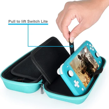 Новый EVA Чехол для Переноски Nintendo Switch Lite, Сумка для хранения, Дорожный Портативный Чехол, Защитный Чехол для Консоли Switch Lite