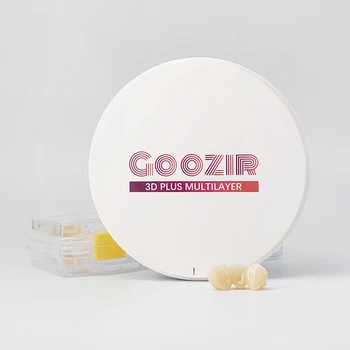 Зуботехнический Циркониевый Блок Goozir 3D-Plus Mногослойный Для CAD CAM С Высокой Прочностью И Эстетической Привлекательностью