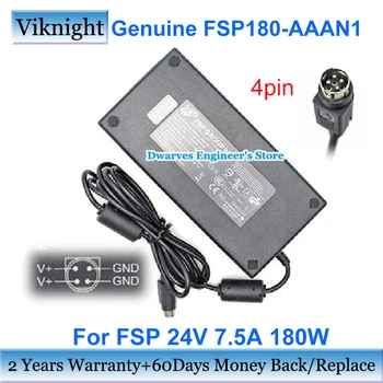 Подлинный импульсный адаптер питания FSP180-AAAN1AC 24V 7.5A 180 Вт Зарядное устройство для FSP Round с 4 контактами