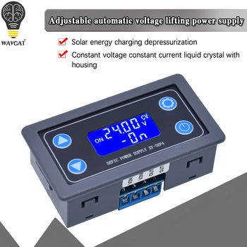 Регулируемый автоматический модуль питания с повышением и понижением напряжения, Постоянное напряжение и ток, солнечная зарядка XY-SEP4