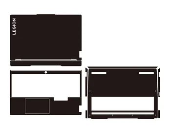 1x Верхняя обшивка + 1x обшивка подставки для рук + 1x Нижняя обшивка Виниловые наклейки Чехол Защитная пленка для Lenovo Y7000P 2022