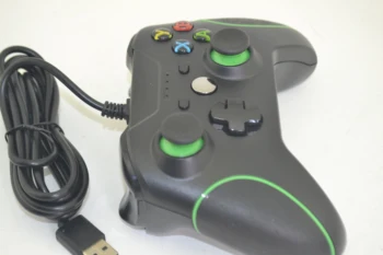 50 ШТ. в партии USB Проводной контроллер для Microsoft Xbox One Геймпад для Xbox One Slim для ПК Windows 7/8/10