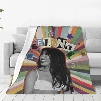 Одеяло Selena Quintanilla Sakura из Кораллового флиса, Плюшевый Текстильный Декор, Сексуальное Мягкое одеяло для кровати, Плюшевое одеяло для спальни