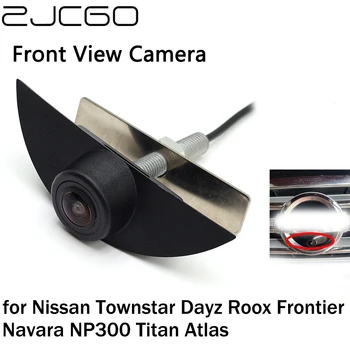 Парковочная Камера с логотипом ZJCGO Вида спереди AHD 1080P Ночного Видения для Nissan Townstar Dayz Roox Frontier Navara NP300 Titan Atlas