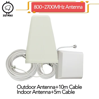 Набор коммуникационных антенн ZQTMAX 2g 3g 4g для CDMA GSM DCS PCS WCDMA Усилитель мобильного сигнала 900 1800 2100 2600 Усилитель LTE UMTS