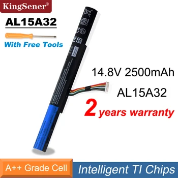 KingSener AL15A32 Аккумулятор для ноутбука Acer Aspire E5-422G 472 E5-473 E5-473G E5-522 522G E5-532 E5-532T E5-573G E5-553G V3-574G