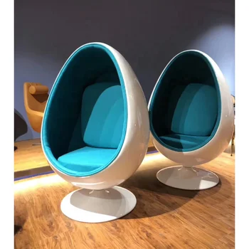 современная мебель для гостиной, авиатор, кресло-яйцо из стекловолокна с подушкой