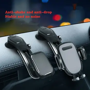 Регулируемый автомобильный держатель на присоске для телефона Сильный магнитный кронштейн для всасывания Подставка для Huawei iPhone X 12 Pro Max Xiaomi