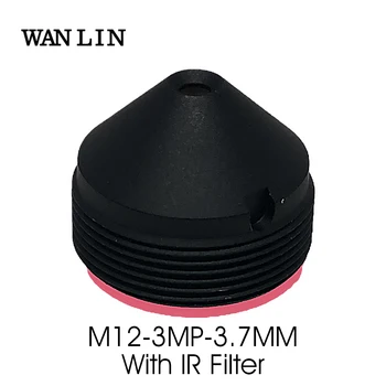 3,0 Мегапиксельная HD 3,7 мм Объектив для видеонаблюдения с точечным отверстием IR M12 Поддержка объектива 92 градуса F2.4 1/2.7 