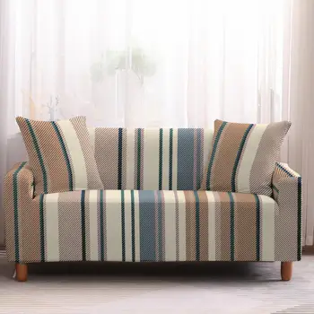 Простой современный домашний чехол для дивана из эластичного спандекса, все включено, пылезащитные чехлы для диванов для гостиной, простой секционный диван, 1 шт.