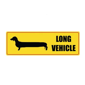 Z314 # Наклейка на автомобиль с забавной собакой, длинный автомобиль, водонепроницаемая виниловая наклейка, декор для окна, Pegatinas Para Coche