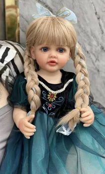 Bebes 55 см полностью резиновая имитационная кукла Бетти Принцесса льда и снега, трансграничная кукла-реборн