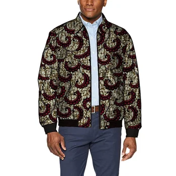 Повседневная мужская куртка с лацканами, Мужские Летящие Короткие Пальто с рисунком в стиле Ретро, Африканская одежда