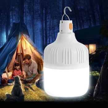 Портативные походные фонари, перезаряжаемый светодиодный фонарь для кемпинга, аварийная лампа, высокомощные палатки, лампа для освещения оборудования для кемпинга.