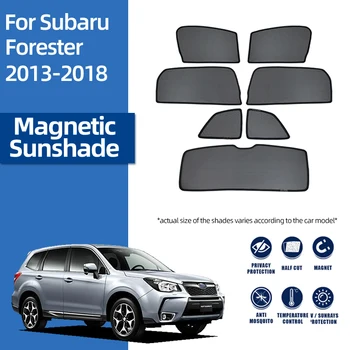 Магнитный автомобильный солнцезащитный козырек на лобовое стекло и заднее боковое стекло Солнцезащитные козырьки для Subaru Outback BS BR Forester SH SJ SK 2008-2022