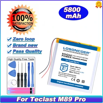 Литий-полимерный аккумулятор LOSONCOER 5800 мАч для Teclast M89 Pro Tablet PC 3 провода